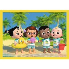 Puzzle trefl 4in1 cocomelon prezentarea familiei, Trefl - Publisol.ro