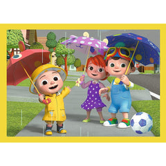 Puzzle trefl 4in1 cocomelon prezentarea familiei, Trefl - Publisol.ro