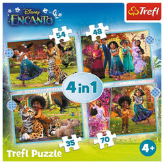 Puzzle trefl 4in1 encanto lumea magica, Trefl - Publisol.ro