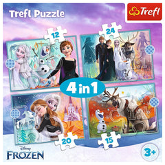 Puzzle trefl 4in1 frozen 2 uimitoarea lume disney, Trefl - Publisol.ro