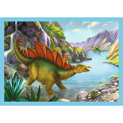 Puzzle trefl 4in1 lumea dinozaurilor, Trefl - Publisol.ro