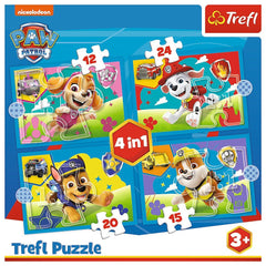Puzzle trefl 4in1 patrula catelusilor echipa, Trefl - Publisol.ro