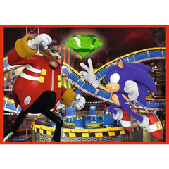 Puzzle trefl 4in1 sonic aventurile lui sonic, Trefl - Publisol.ro