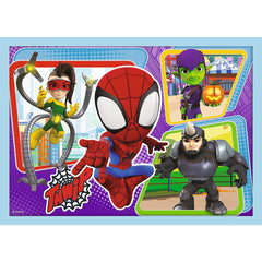 Puzzle trefl 4in1 spiday echipa spiday, Trefl - Publisol.ro