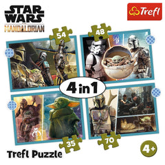 Puzzle trefl 4in1 star wars - mandalorianul, Trefl - Publisol.ro