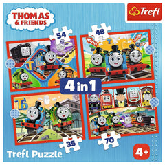 Puzzle trefl 4in1 thomas trenuletele amuzante, Trefl - Publisol.ro