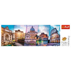 Puzzle trefl 500 panorama calatorind in italia, Trefl - Publisol.ro