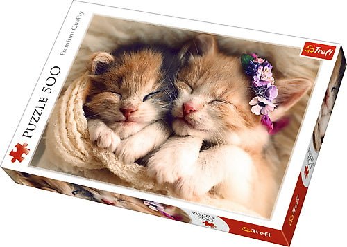 Puzzle Trefl 500 pisicute somnoroase - Publisol.ro