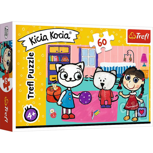 Puzzle trefl 60 kicia kocia si prietenii, Trefl - Publisol.ro