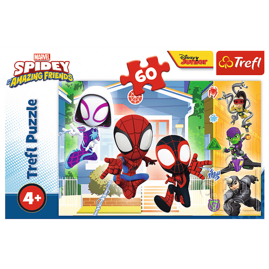 Puzzle trefl 60 lumea lui spidey, Trefl - Publisol.ro