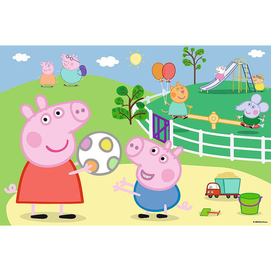 Puzzle trefl 60 peppa pig distractie cu prietenii, Trefl - Publisol.ro