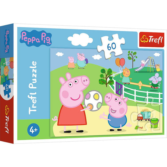 Puzzle trefl 60 peppa pig distractie cu prietenii, Trefl - Publisol.ro