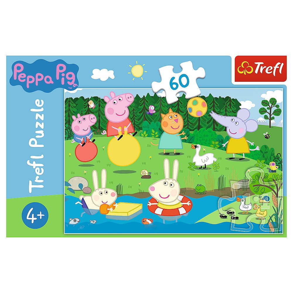 Puzzle Trefl 60 peppa pig distractie in vacanta - Publisol.ro