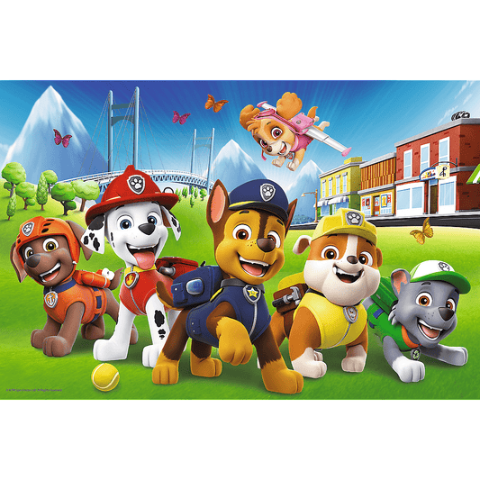 Puzzle Trefl 60 piese patrula catelusilor cateii in iarba - Publisol.ro