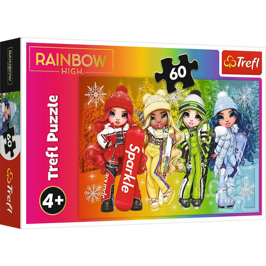 Puzzle trefl 60 rainbow high papusile jucause, Trefl - Publisol.ro