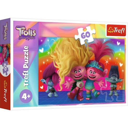 Puzzle trefl 60 trolii prietenosi, Trefl - Publisol.ro