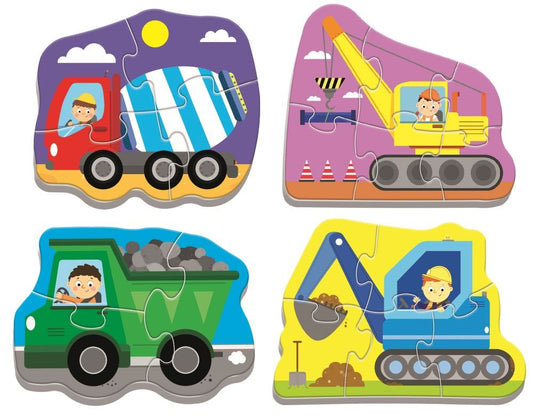 Puzzle Trefl baby clasic utilaje la treaba 18 piese - Publisol.ro