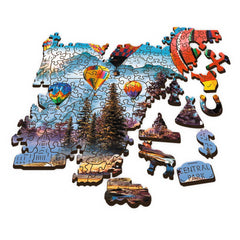 Puzzle trefl din lemn 1000 piese baloanele colorate, Trefl - Publisol.ro