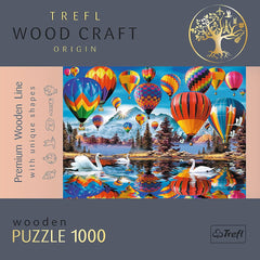 Puzzle trefl din lemn 1000 piese baloanele colorate, Trefl - Publisol.ro