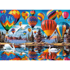 Puzzle trefl din lemn 1000 piese baloanele colorate, Trefl - Publisol.ro