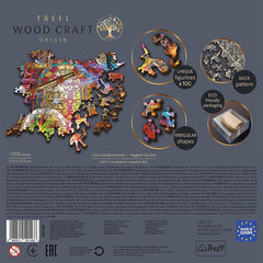 Puzzle trefl din lemn 1000 piese camera magica, Trefl - Publisol.ro