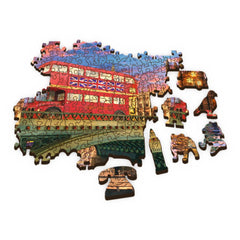 Puzzle trefl din lemn 500+1 obictivele turistice din londra, Trefl - Publisol.ro