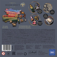 Puzzle trefl din lemn 500+1 obictivele turistice din londra, Trefl - Publisol.ro