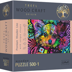 Puzzle trefl din lemn 500+1 piese catelusii dragalasi, Trefl - Publisol.ro