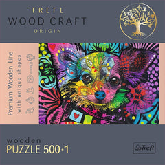 Puzzle trefl din lemn 500+1 piese catelusii dragalasi, Trefl - Publisol.ro
