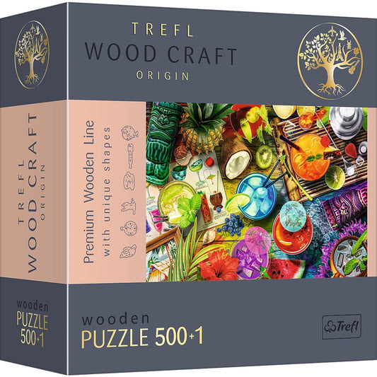 Puzzle trefl din lemn 500+1 piese cocktailurile colorate, Trefl - Publisol.ro
