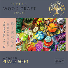 Puzzle trefl din lemn 500+1 piese cocktailurile colorate, Trefl - Publisol.ro
