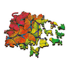 Puzzle trefl din lemn 500+1 piese fluturasii colorati, Trefl - Publisol.ro