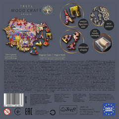 Puzzle trefl din lemn 500+1 piese lumea magica , Trefl - Publisol.ro