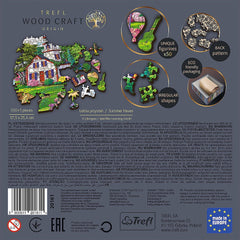Puzzle trefl din lemn 500+1 piese portul in timpul verii, Trefl - Publisol.ro