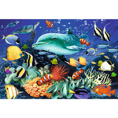 Puzzle trefl din lemn 500+1 piese viata marina, Trefl - Publisol.ro