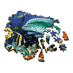 Puzzle trefl din lemn 500+1 piese viata marina, Trefl - Publisol.ro