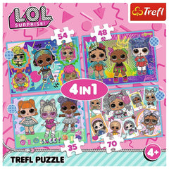 Puzzle trefl lol 4in1 cunoaste papusile, Trefl - Publisol.ro