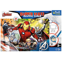 Puzzle trefl primo 24 super maxi disney marvel razbunatorii puternici, Trefl - Publisol.ro