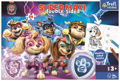 Puzzle trefl primo 24 super maxi patrula catelusilor echipa in actiune, Trefl - Publisol.ro