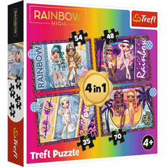 Puzzle trefl rainbow high 4in1 papusile fashion, Trefl - Publisol.ro