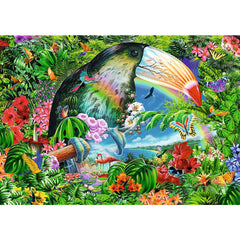 Puzzle trefl spiral 1040 piese animale tropicale, Trefl - Publisol.ro