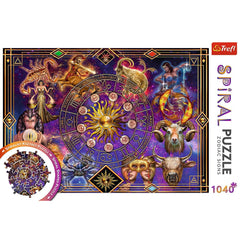 Puzzle trefl spiral 1040 piese semne zodiacale, Trefl - Publisol.ro