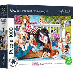 Puzzle trefl uft 1000 prietenia catelusilor, Trefl - Publisol.ro