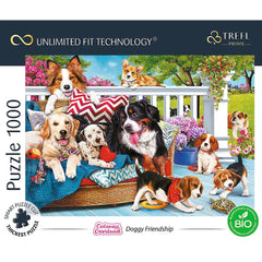 Puzzle trefl uft 1000 prietenia catelusilor, Trefl - Publisol.ro