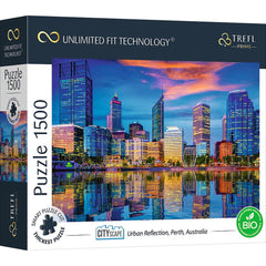 Puzzle trefl uft 1500 reflexia orasului, Trefl - Publisol.ro