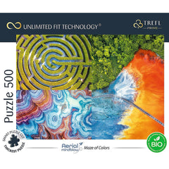 Puzzle trefl uft 500 labirinturi de culori, Trefl - Publisol.ro