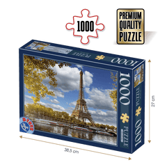 Puzzle Turnul Eiffel, Paris - Puzzle adulti 1000 piese - Locuri Celebre, D - Toys - Publisol.ro