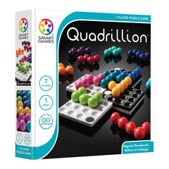 Quadrillion, joc de logica cu 60 de provocari, 7+ ani, editie internationala, Smart Games - Publisol.ro
