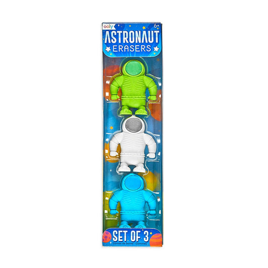 Radiere astronaut - set de 3 - Ooly - Publisol.ro