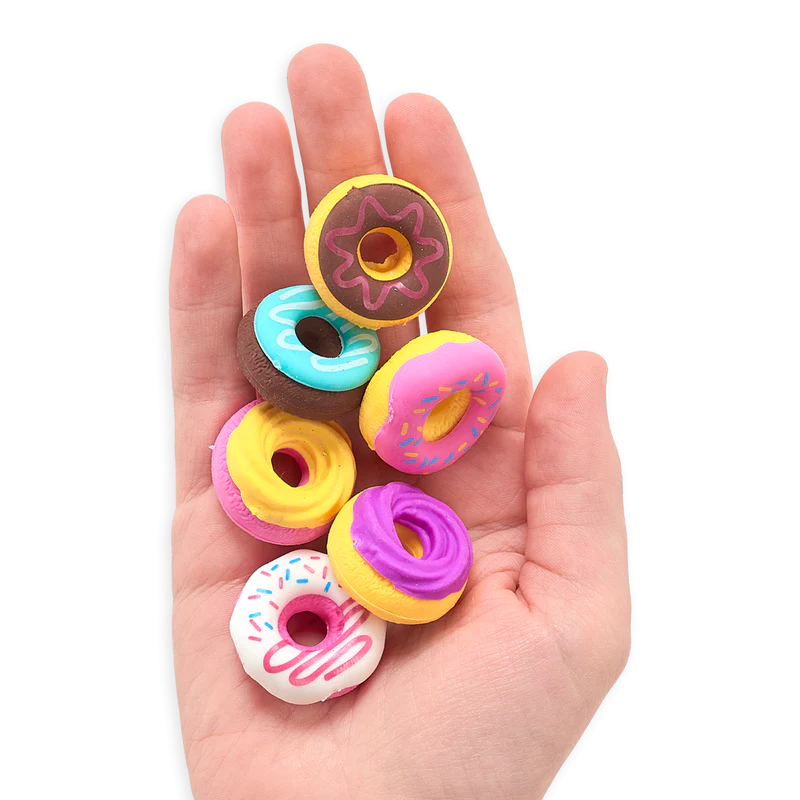Radiere parfumate Dainty Donuts - Set de 6 - Ooly - Publisol.ro